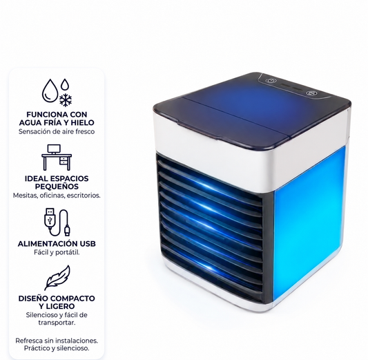 Mini climatizador portátil
