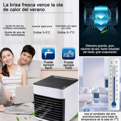 Mini climatizador portátil